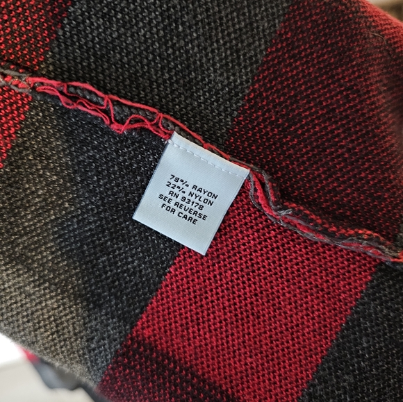 Joan Vass open fron checkered cardigan - Picture 4 of 5